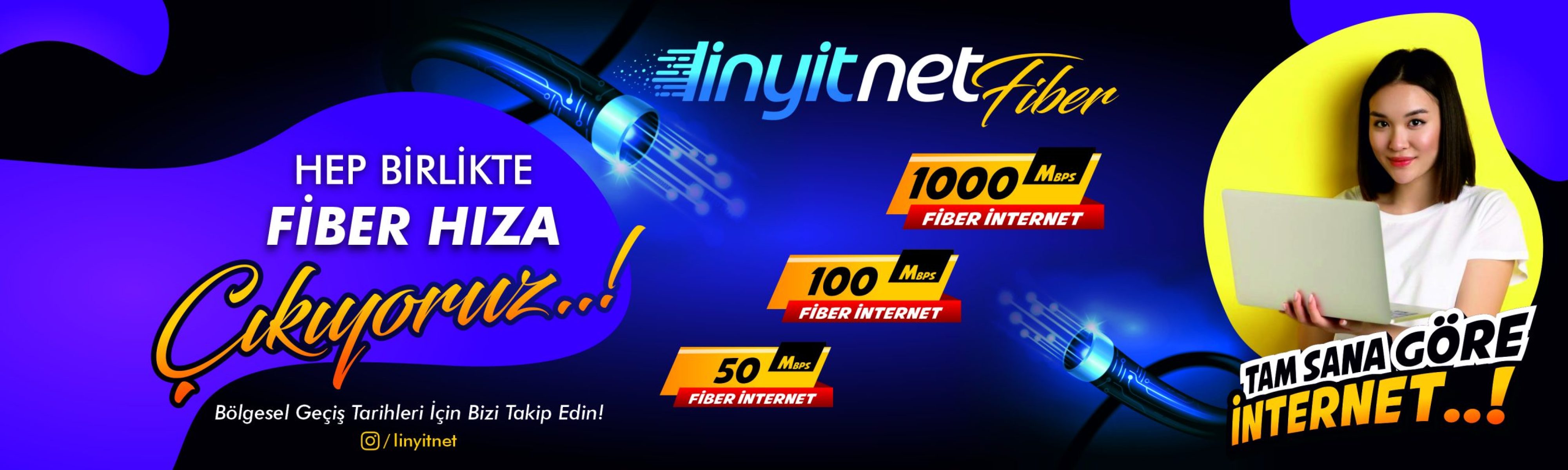 LinyitNet Fiber İle 1000 Mbps İnternet